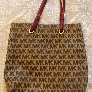 Sand color Michael Kors purse - perfect condition!